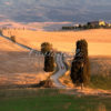 Foto campi di grano, Val d’Orcia, Toscana