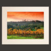 tuscany landscape vineyards picture for sale passepartout 3