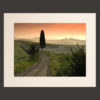 tuscany landscape picture for sale passepartout 2