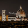 Foto visione notturna Duomo Firenze, Toscana