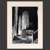 San Gimignano and Tuscany black and white picture for sale 2
