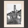 San Gimignano and Tuscany black and white picture for sale