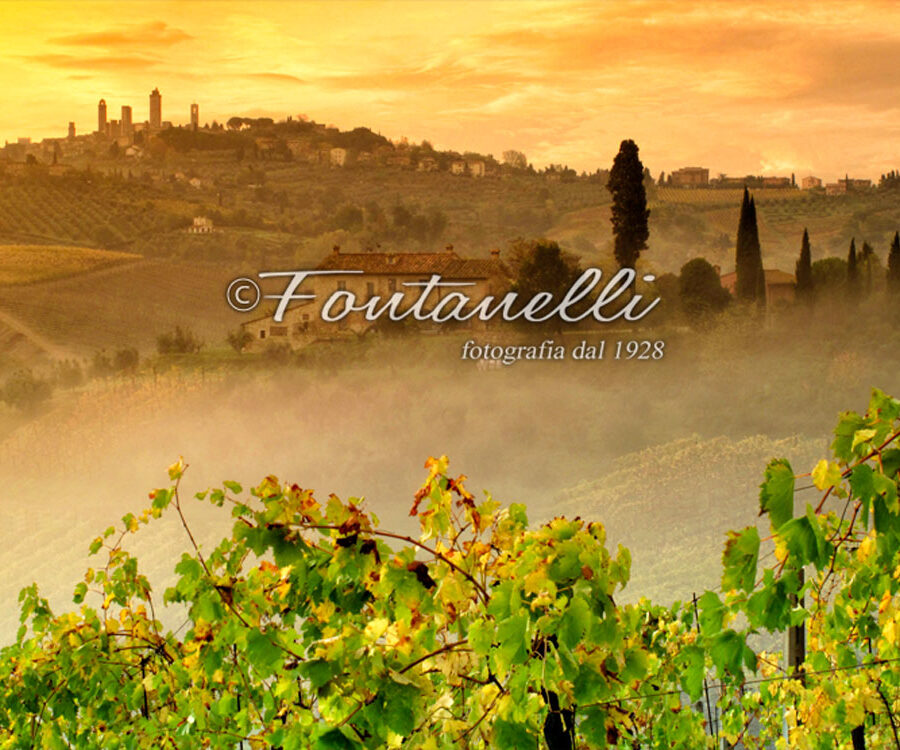 Foto campagna circostante San Gimignano, Toscana
