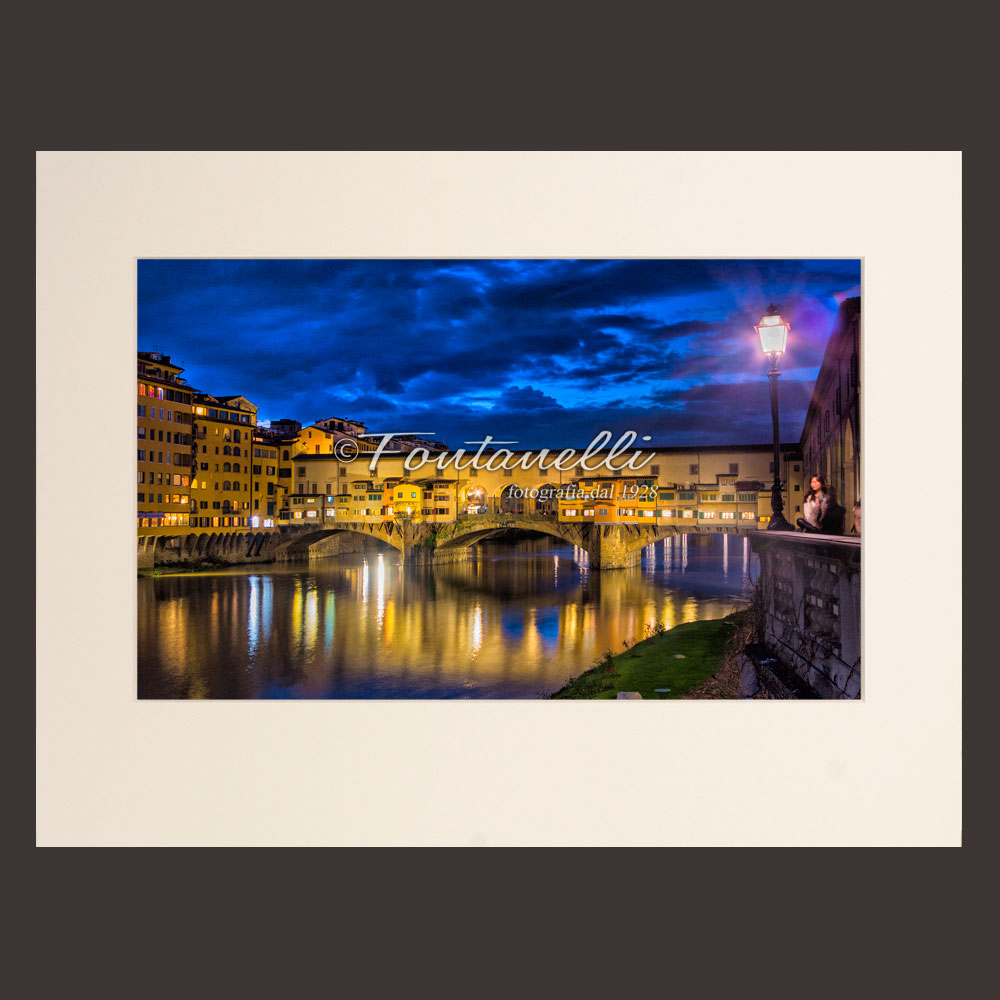 foto-le-luci-di-Ponte-Vecchio-(passpartout)